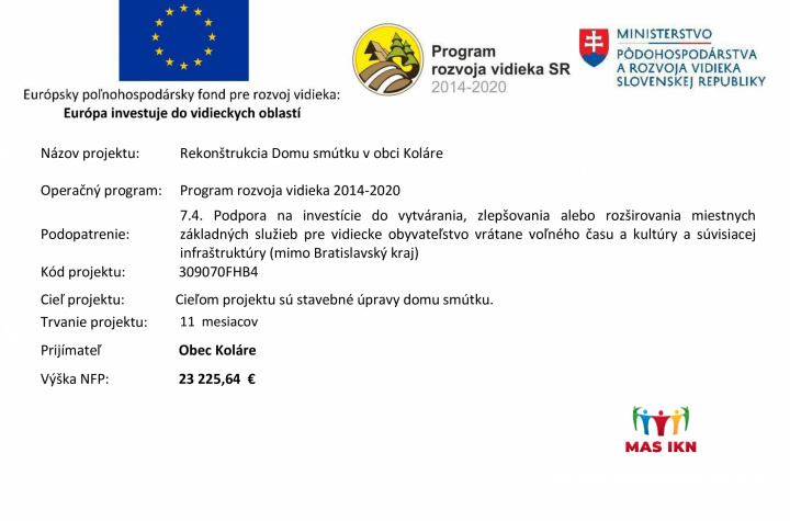 Rekonštrukcia domu smútku